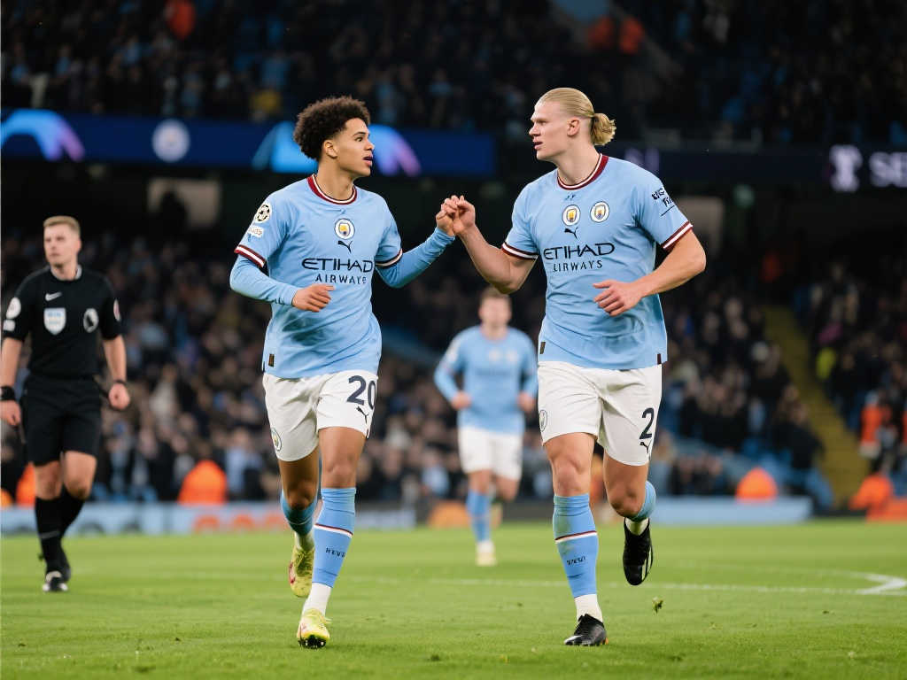 【英超】萨维尼奥首秀破门，哈兰德头球建功，曼城2-0击败莱斯特城